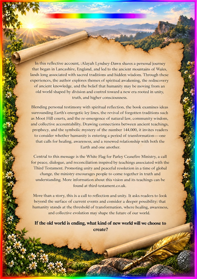 The back cover of The Dawn of the Third Era